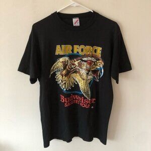 Vintage Budweiser Air Force Tee Shirt